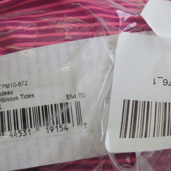 NEW Bandeau Halter Swim Top MSRP $54 - Picture 3 of 3